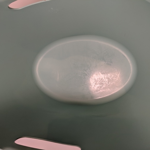 SOLD Gucci Logo Teal Rubber Tote - Picture 3 of 8